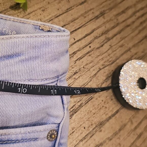 Light Blue Mid Rise Flare Jeans Size 5 - Picture 6 of 15